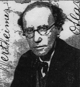 Oskar (Oscar) von Wertheimer, maďarský spisovatel (nar. 1892 ve Vídni - zemř. 1944) (čb fotografie)