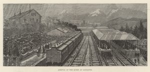 Příjezd královny do Lausanne od Walter Paget