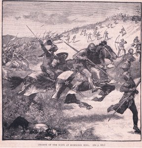 Obvinění Skotů na Homildon Hill AD 1402 od Walter Paget