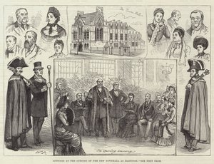 Jottings při otevření nové radnice v Hastingsu od Walter Paget