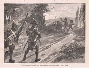 La Roche Jaquelein a republikánští vojáci AD 1795 od Walter Paget