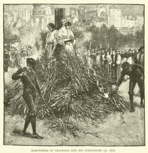 Mučednictví Testwood a jeho společníci od Walter Paget