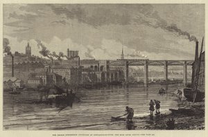 Sté výročí George Stephensona v Newcastle-on-Tyne, most vysoké úrovně