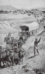 Velká búrská cesta do Natalu v letech 1835-36 (litografie) od Walter Paget