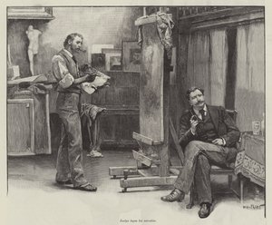 Pronásledování milovaného, Thomas Hardy od Walter Paget