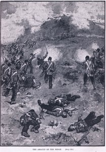 Útok na Redan 1855 našeho letopočtu od Walter Paget