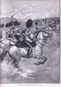 Útok těžké brigády od Walter Paget