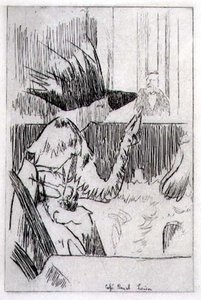 Cafe Royal v Londýně (rytina) od Walter Richard Sickert