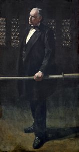 Charles Bradlaugh v baru v Dolní sněmovně, c.1892-93 (olej na plátně) od Walter Richard Sickert
