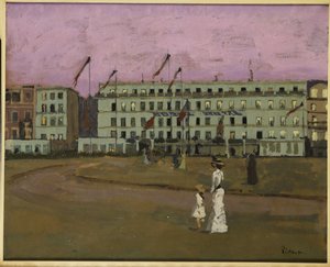 Hotel Royal, Dieppe, kolem roku 1894 od Walter Richard Sickert