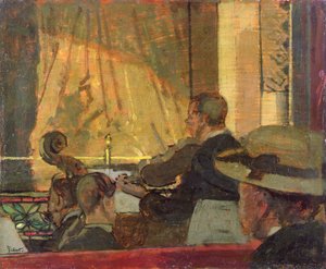 Music Hall (olej na panelu) od Walter Richard Sickert