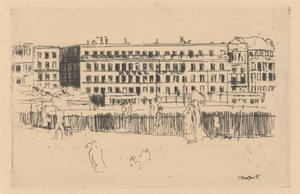 Starý hotel Royal Dieppe od Walter Richard Sickert