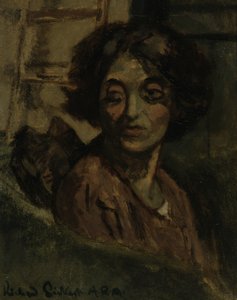 Portrét ženy - Therese Lessore, c.1927 od Walter Richard Sickert
