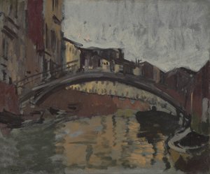 San Trovaso, Benátky, kolem roku 1904 od Walter Richard Sickert