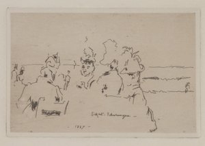 Scheveningen, Kaffeeklatsch (klepy) od Walter Richard Sickert