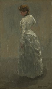 Šedé šaty od Walter Richard Sickert