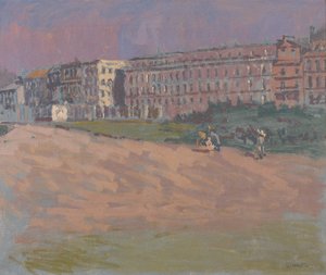Hotel Royal, Dieppe, asi 1900-01 (olej na plátně) od Walter Richard Sickert