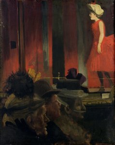Hudební síň, 1889 od Walter Richard Sickert