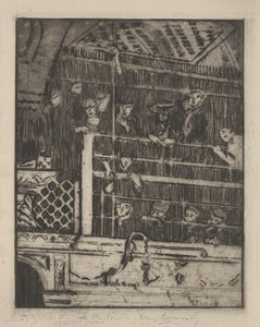 The Old Mogul Tavern, Drury Lane, 1908, publikováno 1929 od Walter Richard Sickert