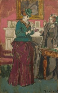 Návrh [podle Roberta Barnese], asi 1931-32 (olej na plátně) od Walter Richard Sickert