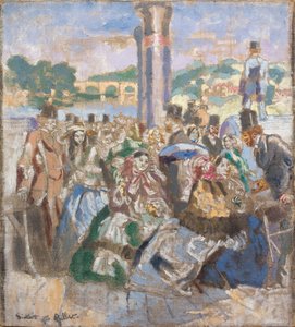 Řeka [podle Johna Gilberta], asi 1930-31 (olej na plátně) od Walter Richard Sickert
