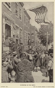 Patriotismus na severu (litho) od Walter Russell