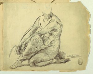 Klečící žena od Walter Shirlaw