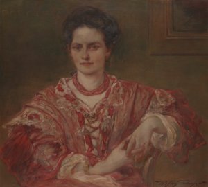 Portrét Dorothey A. Dreierové (1870 od Walter Shirlaw