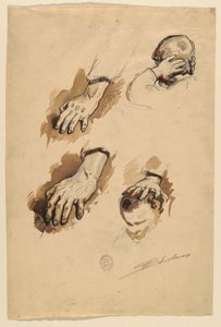 Studie rukou od Walter Shirlaw