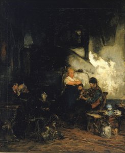 The Inn, Německo od Walter Shirlaw