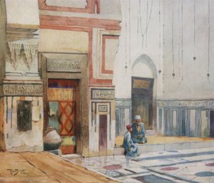 Mešita El Ghoree, Káhira od Walter Spencer Stanhope Tyrwhitt