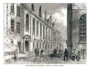 Škola obchodníka Taylora, Suffolk Lane, 1878