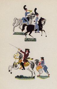 Stará hračka malovaná Walterem Trierem (barevná litografie) od Walter Trier