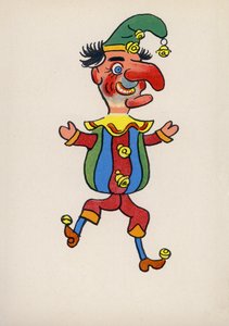 Jeden z Bláznivých lidí Waltera Triera (barevná litografie) od Walter Trier