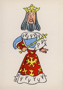 Jeden z Bláznivých lidí Waltera Triera (barevná litografie) od Walter Trier