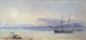 Lodě v Anchor (akvarel na papíře) od Walter William May