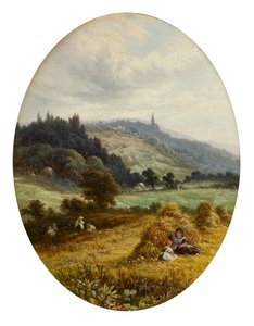 Čas sklizně v Earlswood, poblíž Redhill, Surrey