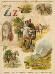 písmeno Z (chromolitho)