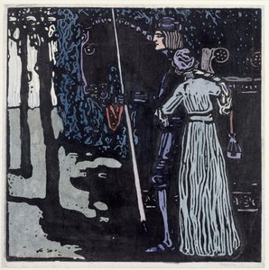 Rozloučení - velká verze od Wassily Kandinsky