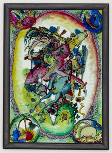 Apokalyptičtí jezdci II od Wassily Kandinsky