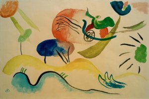 Akvarel číslo 2 od Wassily Kandinsky