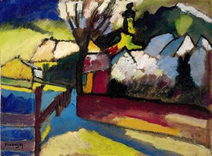 Podzimní krajina se stromem Podzimní krajina se stromem, 1910 od Wassily Kandinsky