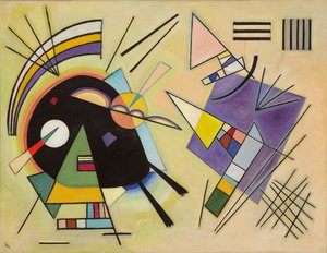 černá a fialová; Černá a fialová od Wassily Kandinsky