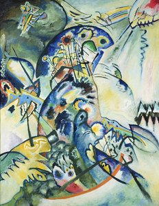 Modrý hřeben, 1917 od Wassily Kandinsky