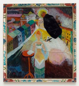 Paní v Moskvě od Wassily Kandinsky