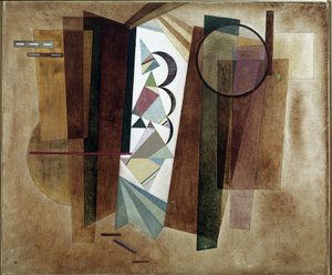 Vývoj v hnědé - Malba od Wassily Kandinsky