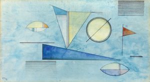 opar nebo zelený opar od Wassily Kandinsky
