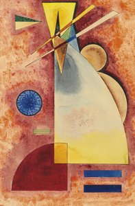 ""Entrelacement"" (Ineinander) Akvarel od Vassily Kandinsky (nebo Wassily Kandinski nebo Kandinskij od Wassily Kandinsky