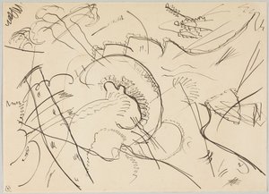 Návrh filmu „Obrázek s bílým okrajem“ od Wassily Kandinsky