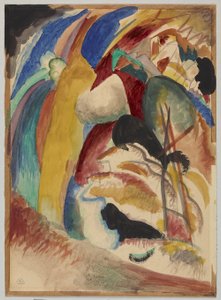 Návrh pro „Obrázek s bílou formou“ od Wassily Kandinsky